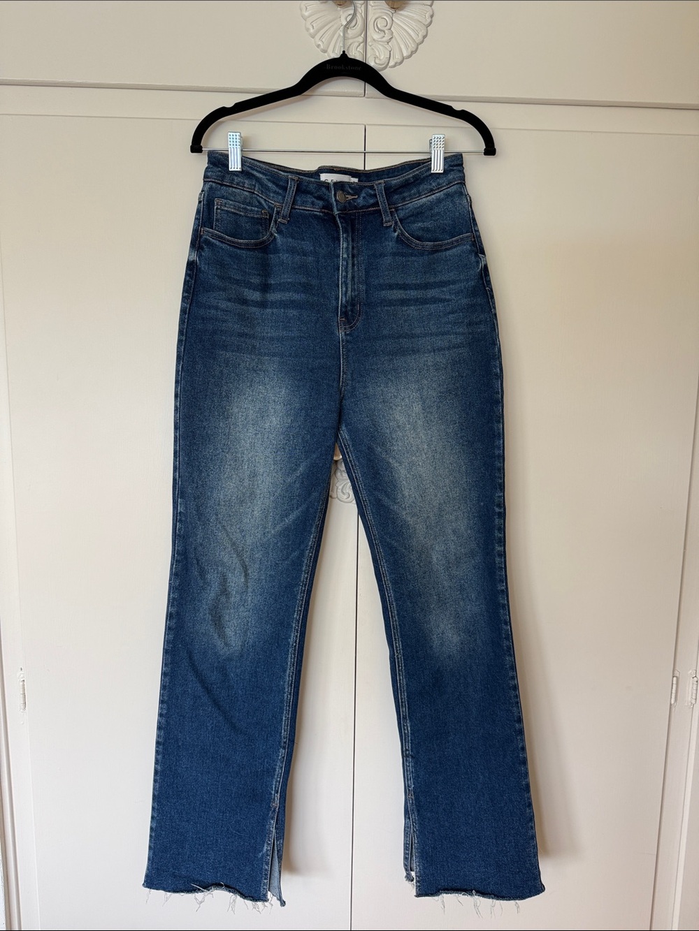 Cello Dark Blue Wide-Leg Jeans